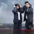 thumbnail image 2 of Pantalones impermeables de cuerpo entero para hombres y mujeres, impermeables, ropa de ciclismo para adultos, chaqueta impermeable de seguridad a prueba de inundaciones y a prueba de, 2 of 5