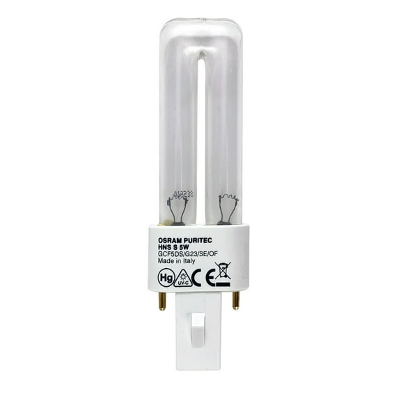 OSRAM 23396 GCF5DS/G23/SE/OF 5W T12.5 G23 Germicidal Light Bulb
