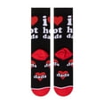 thumbnail image 4 of Cool Socks – I Love Hot Dads  Novelty Crew Socks – Size Medium – Men’s 6–8 / Women’s 7–10 – Comfy, 4 of 4