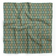 thumbnail image 1 of Bimba Green Diamond Ikat Pure Silk Printed Head Bandanas Summer Neck Wrap Scarf 40 x 80 Inches, 1 of 6