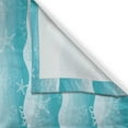 thumbnail image 3 of Ambesonne Nautical Kitchen Curtains, Fishes on Ombre Sea Waves, 55"x39", Pale Blue Blue, 3 of 3
