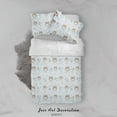thumbnail image 3 of 3D Cartoon Animal Bears Stars Pattern Quilt Cover Set Bedding Set Duvet Cover, 3 of 3