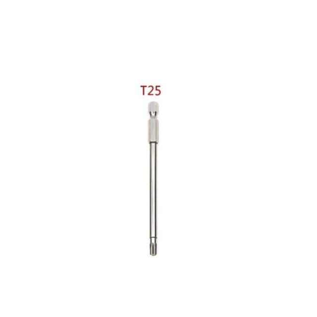 1Pc T6-T40 Magnetic Head Torx Screwdriver Bit 100mm Security Tamper Proof Star