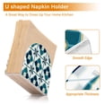 thumbnail image 5 of Yayeee Napkin Holder for Table Kitchen Paper Tissue Organization, Blue Mosaic Pattern, 5 of 8