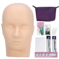 thumbnail image 2 of Kit de práctica de extensión de pestañas postizas con modelo de cabeza de entrenamiento profesional para principiantes, 2 of 14