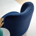 thumbnail image 4 of Monroe Accent Chair in Midnight Blue Walnut, 4 of 9
