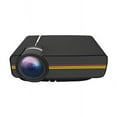thumbnail image 1 of YG400 Universal HD Portable Homehold Multimedia Projector with Built-in Loudspeaker Support 100inch Large Screen Projection black_regular version, 1 of 4