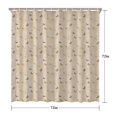 thumbnail image 5 of Beige Butterfly Pattern Shower Curtain 72"x72" ,Bathroom Decorative Shower Curtains Set with 12 Hooks,Modern Waterproof Washable Shower Curtain, 5 of 6