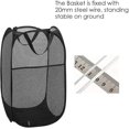thumbnail image 5 of Laundry Hamper [2 Pack] Collapsible Pop Up Mesh Laundry Basket Laundry Bag Collapsible Laundry Hamper With Handle, Black Starlight, 5 of 5