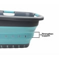 thumbnail image 3 of SAMMART 41L (10.8 gallon) Collapsible 3 Handled Plastic Laundry Basket-Foldable Pop Up Storage Container/Organizer-Space Saving Hamper/Basket, 3 of 7