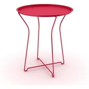 Atlantic Furniture Metal Portable Round Side-Table