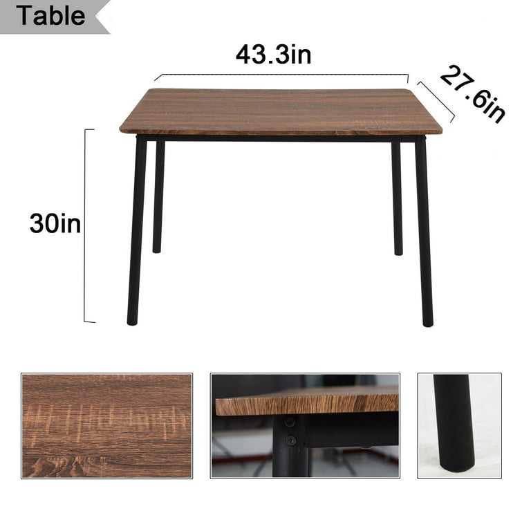Karmas product 5 piece dining set kitchen table and 4 chairs table new arrivals
