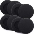 thumbnail image 3 of Almohadillas de espuma de repuesto para auriculares, fundas de esponja desechables para auriculares (45 mm - 1,8"), 4 pares, 3 of 5