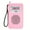 pink, variant on Portable AM/FM Radio with Digital Display, Headphone Jack & Antenna - Battery-Powered Handheld Tuner for Camping, Emergency, Home, Office - Pastel Pink