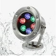 thumbnail image 1 of LED Swimming Pool Spotlight 12V IP68 Waterproof Swimming Pool Spotlight High Brightness Stainless Steel Complete Pond Lighting Used for Garden, Pond,, 1 of 5