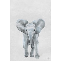 Marmont Hill Here Goes the Elephant II Canvas Wall Art