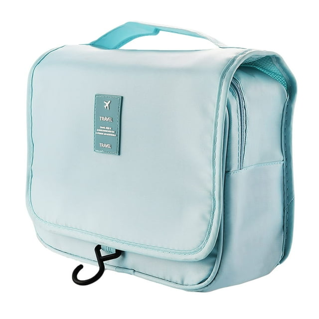 Neceser de viaje colgante Neceser de cosméticos colgante para mujer Neceser de maquillaje de viaje portátil para artículos de aseo Bolsa organizadora de baño con gancho resistente