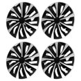 thumbnail image 1 of Protector de Llanta de Ruedas, Tapa del Cubo de Rueda de 17 Pulgadas 4 PC 4 PC Fácil Instala Encendido Plata de Alta para conectura, 1 of 7