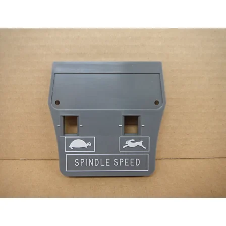 BRIDGEPORT MILL PART, milling machine SPINDLE SPEED PLATE 1182901 M1478