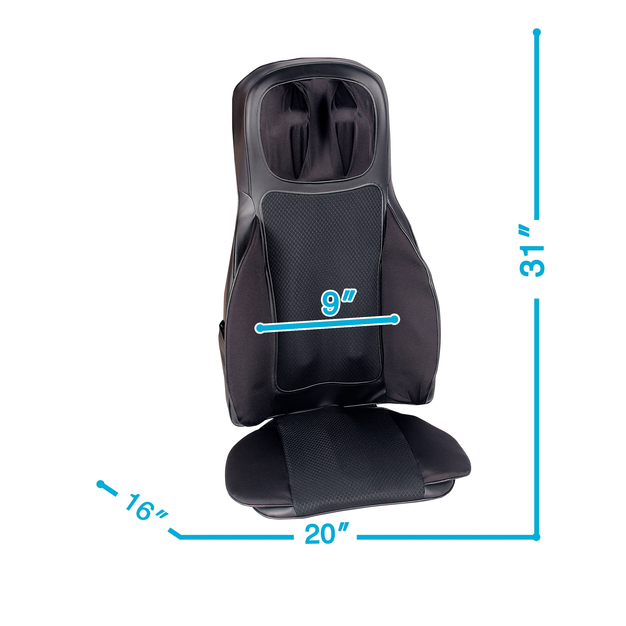 Shiatsu Plus Air Massage Cushion - Best Massage Chair Cushion For Cars -  SC530012-1