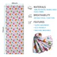 thumbnail image 2 of Pink Butterfly Flower Pattern Hot Yoga Mat Towel Non Slip for Hot Yoga - Quick-Drying Yoga Mat Cover with 4 Corner Pockets with Travel Bag - Hot Yoga Towel Non Slip 74"x26", 2 of 6