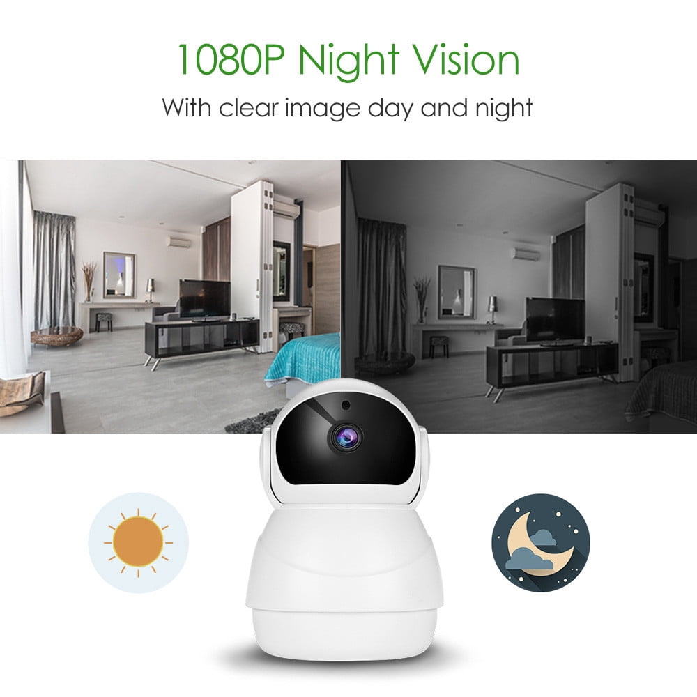 LNKOO Wireless Security Camera, IP Camera 1080P HD, WiFi Home Indoor Camera for Baby/Pet/Nanny, Motion Detection, 2 Way Audio Night Vision