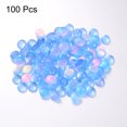 thumbnail image 3 of 100uds Gato Ojo Resina Cuentas, 8mm Plana Redonda Cúpula Cuentas Medio-Redonda Cuentas para Joyería Fabricación Arcilla Hallazgo Artesanías Accesorio Artesanía, Marino Azul, 3 of 5