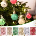 thumbnail image 1 of Ganfancp Set de Adornos para El Árbol de Navidad Bola Inastillable Adornos Colgantes para La Decoración Del Árbol de Fiesta Liquidación 1 X Caja de 24 Bolas de Navidad, 1 of 5