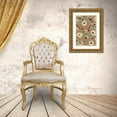 thumbnail image 3 of Treechild 23x32 Gold Ornate Wood Framed with Double Matting Museum Art Print Titled - Big Pastel Flowers, 3 of 4