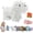 A, variant on Cute Dog Chenille Hand Towel, Chenille Dog Towel, Puppy Shaped Hand Towels, Super Absorbent Fuzzy Ball Towels, Microfiber Puppy Hand Drying Puff for Pet Lovers Washstand Bathroom Kitchen Decor (A)