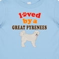 thumbnail image 4 of Inktastic Great Pyrenees Dog Lover Boys or Girls Baby T-Shirt, 4 of 5