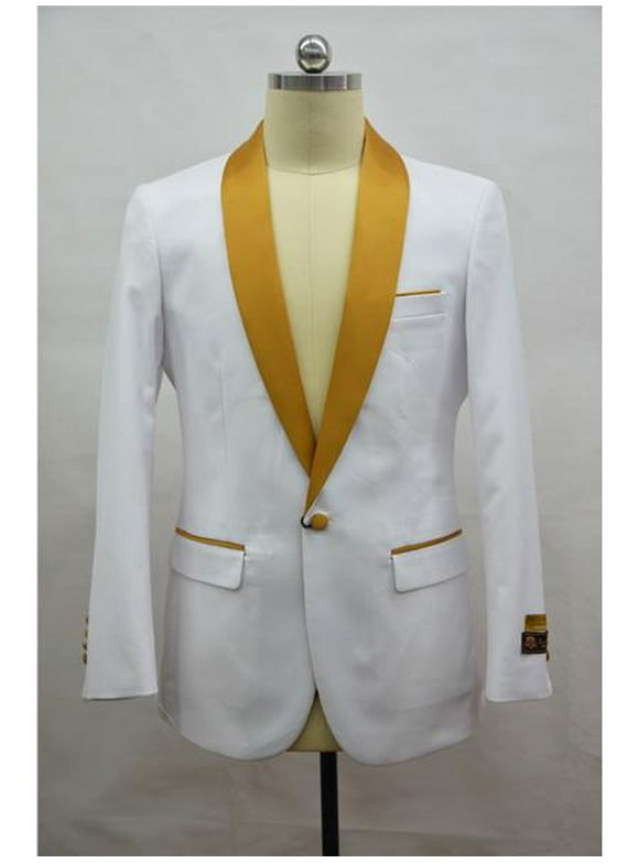 White And Gold Tuxedo