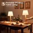 thumbnail image 6 of Cordless Shower Lamp Waterproof, Rechargeable Bathroom Lamp with 16 Color Changeable, Dimmable Table Lamp with Remote Control, LED Night Light for Inside Shower, Outdoor, Bedroom, Restaurant, Camping, 6 of 9