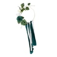 thumbnail image 1 of Guirnalda de flores artificiales de bienvenida con encaje para decoración de bodas. Verde, 1 of 9