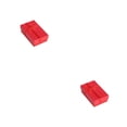thumbnail image 4 of Jumpingount Cajas de joyería Paquete de papel Almacenamiento Exhibición Caja de transporte para collares Pulseras Brazaletes Embalaje Joyas Rojo 2piezas, 4 of 6