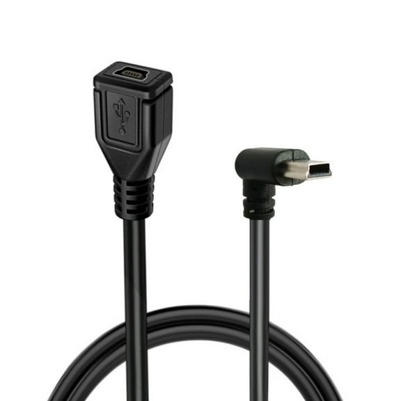 Mini USB Female to USB Male Cable 5Pin Adapter Cable Support Data Transfer Charging Sync Extension Cord for Dashing Camera