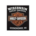thumbnail image 2 of Harley-Davidson Men's Elongated Orange Bar & Shield Black T-Shirt (2XL-Tall), Harley Davidson, 2 of 2