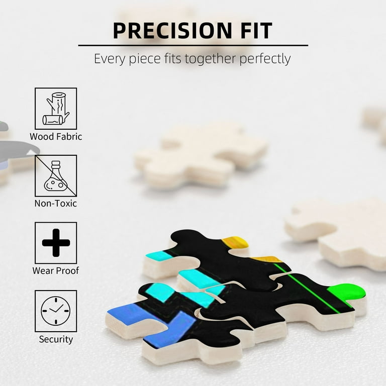 Geometry Dash 300 Piece Jigsaw Puzzle For Families