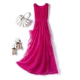 thumbnail image 4 of 100% Tcyeek Vestidos de seda morera para mujer Verano 2024 Elegante blanco puro para mujer Vestido de playa sin mangas para mujer, 4 of 4