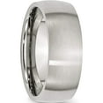thumbnail image 4 of Stainless Steel Brushed 8mm Half Round Band (Size 12.5) Made In China sr18-12.5, 4 of 5