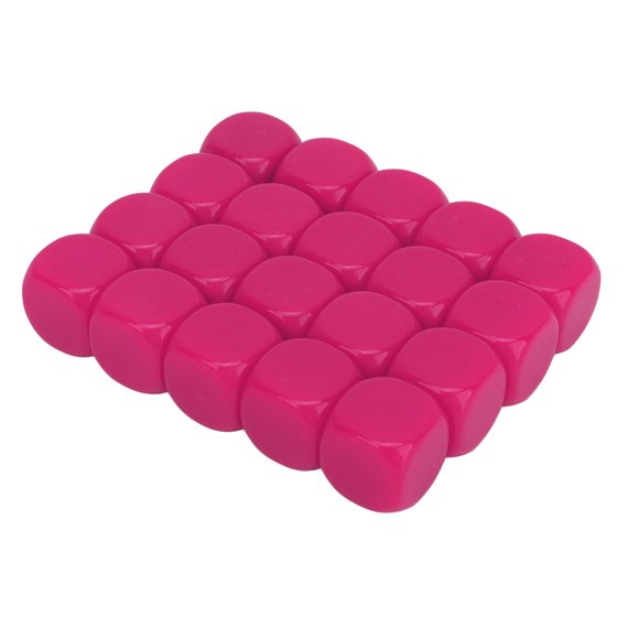 Dados En De 16mm, 20 Piezas, Juguetes Didácticos De Plástico De Esquina Redonda Para