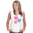 thumbnail image 5 of Funny Valentine's Conversation Hearts Tank Top Tee Shirt Women Brisco Brands S, 5 of 6
