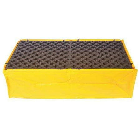 Ultratech Drum Spill Containment Pallet,W/Drain 1345