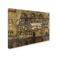 thumbnail image 2 of Trademark Fine Art 'House Wall On The River' Canvas Art by Egon Schiele, 2 of 3