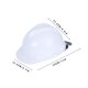 thumbnail image 4 of Casco de seguridad Gorra de plástico para casco, protección portátil ajustable para la cabeza para trabajadores, color blanco Vogacara AF000052-03, 4 of 7
