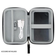 USA Gear Hotspot Carrying Case Fits Solis Edge, AT&T Turbo 3 - Scratch Resistant - Black