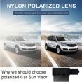 thumbnail image 2 of Multi-function Car Sun Visor Extension with Polarized Lens and Side Sunshade Adjustable Sun Visor for Cars Interior Accessories, 2 of 6