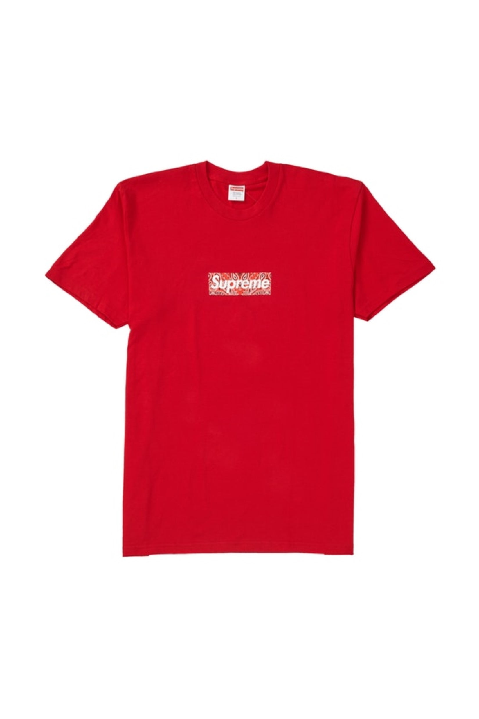 red bandana box logo tee