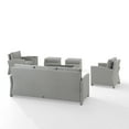 thumbnail image 6 of Bradenton 7Pc Outdoor Wicker Sofa Set- Sofa, Coffee Table, Side Table, 2 Armchairs & 2 Ottomans, 6 of 14