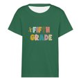 thumbnail image 5 of CPNG Children's Girls and Boys Fifth Grade T Shirt Letter Print Loose Fit Tees Summer Casual Short Sleeve Round Neck T-Shirt, 5 of 5
